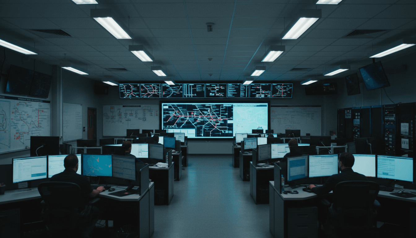 Logistics operations team at work