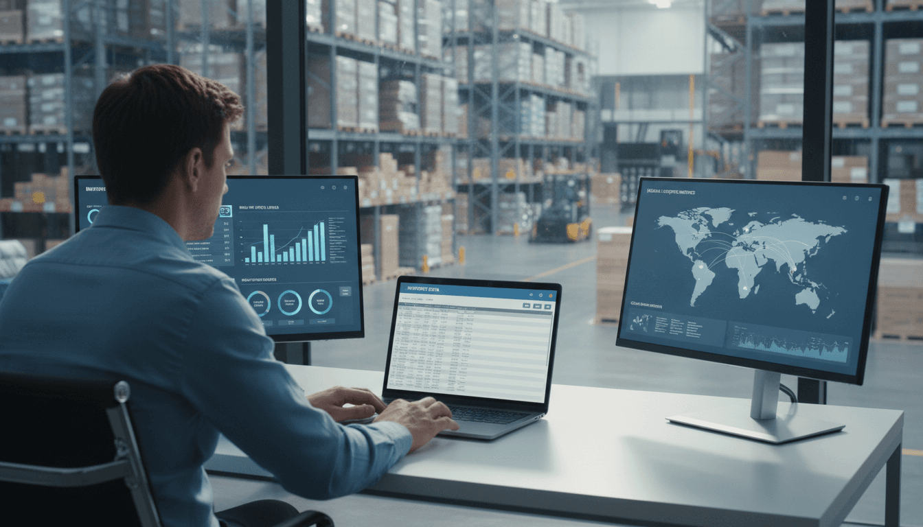 Warehouse management system in action